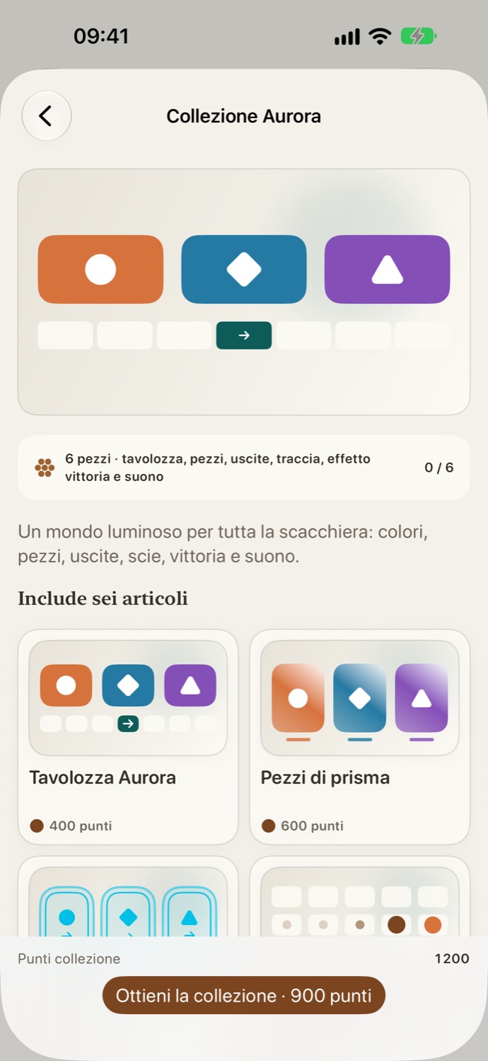 Dettaglio di una collezione Switch Exit